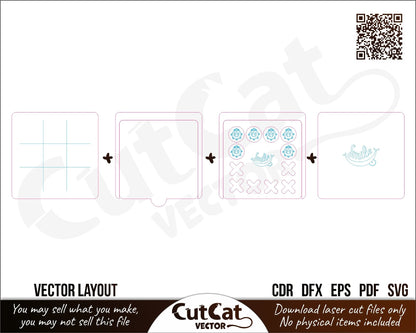 Tic Tac Toe svg "Defeat Coronovirus". Personalized board game table. Wood laser cut files svg for plywood (glowforge, cricut). Digital file.