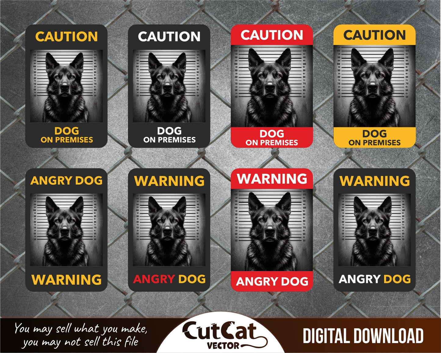 Poster Beware of dog sign, poster, sign guarded by dog, beware of angry dog, attention don't knock caution dog on premises pdf jpg png