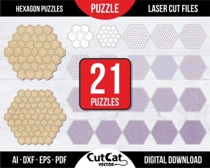 21 Puzzle Hexagonal