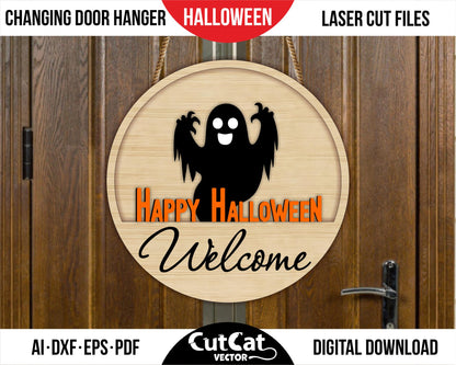 3D Halloween decor door hanger