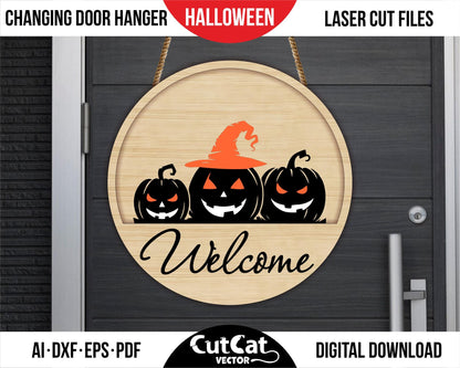 3D Halloween decoration door hanger