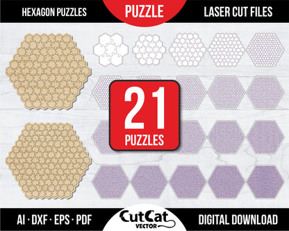 21 Puzzle Hexagonal