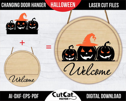 3D Halloween decoration door hanger